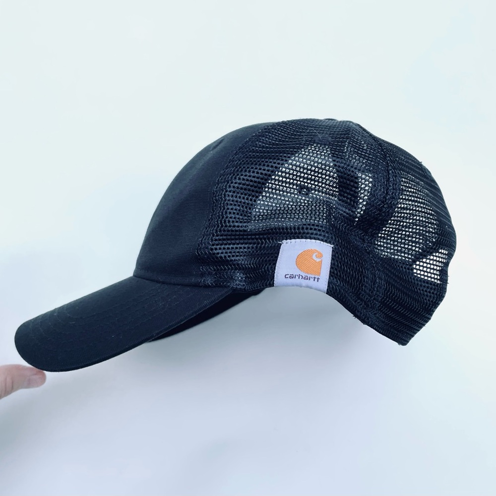Carhartt Rugged Flex Black Hat With Mesh Back LNWOT - Picture 1 of 11